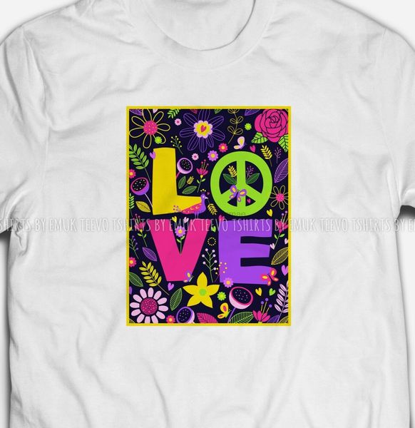 

love peace symbol no war protest art 100% cotton mens &amp womens t-shirts tee top