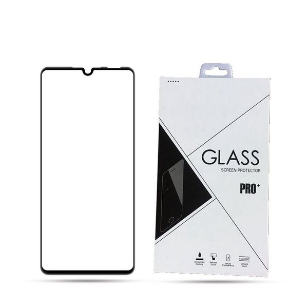 

9h full cover tempered glass screen protector glue explosion for huawei p10 lite p10 plus p20 p20 lite p20 pro p smart z 600pcs retail pack
