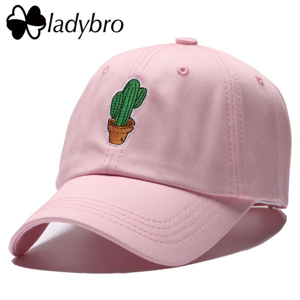 

ladybro cactus embroidery fashion women hat cap men baseball cap male casual snapback hip hop lady gorras drake dad hat, Blue;gray