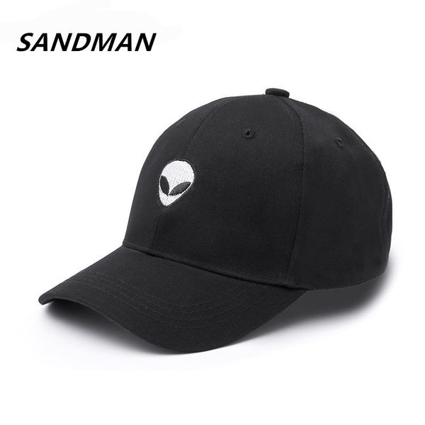 

new fashion aliens snapback cap outstar saucer space e.t ufo fans black fabric baseball cap hip hop hat dad hat for men women, Blue;gray