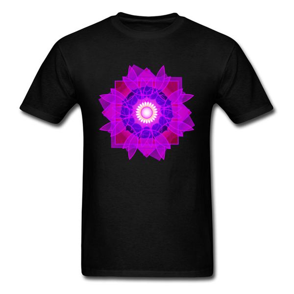 

short hentai tee shirts for men purple shine floral t shirt lotus flowers men's simple milan patterns t-shirt spring summer
