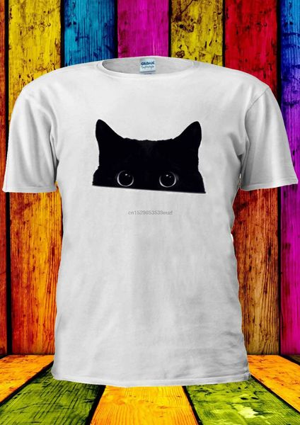 

black cat скрытие игра big eyes футболка s-3xltank топ мужчины женщины unisex