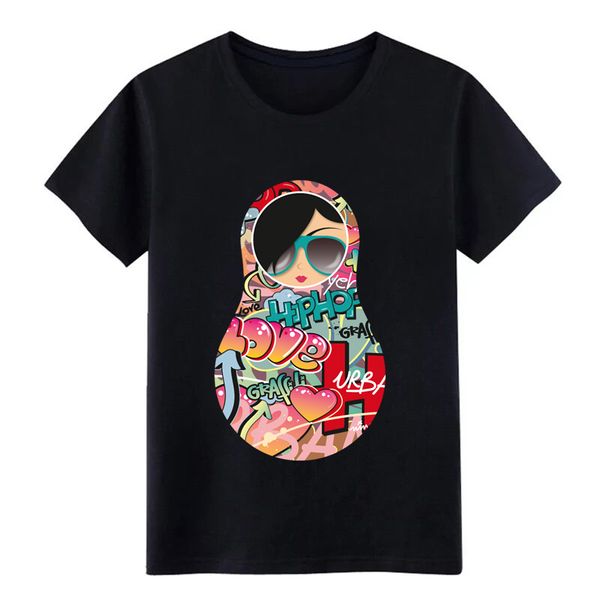 

men's matryoshka nina t shirt personalized short sleeve plus size 3xl outfit fit breathable summer style normal shirt