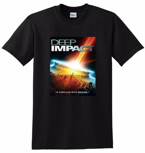 

deep impact t shirt bluray dvd cover tee 1998 s-3xl men summer t-shirt summer short sleeves fashiont novelty o-neck