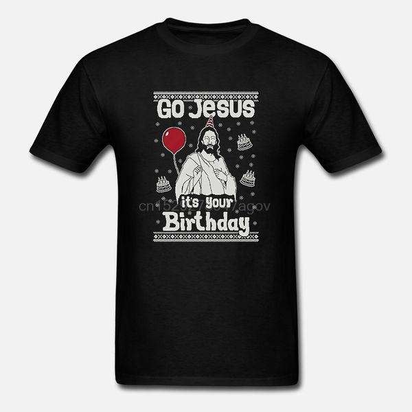 

go jesus ityour birthday ugly christmas sweater t shirt with xmas prop plus size