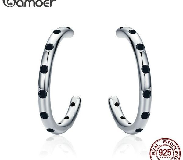 

wholesale genuine 100% 925 sterling silver stackable droplets stud earrings with clear cz sterling silver jewelry brincos sce041, Golden;silver