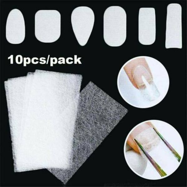 

false nails nail care glass fiber silk packaging sticker for gel extension tools, Red;gold