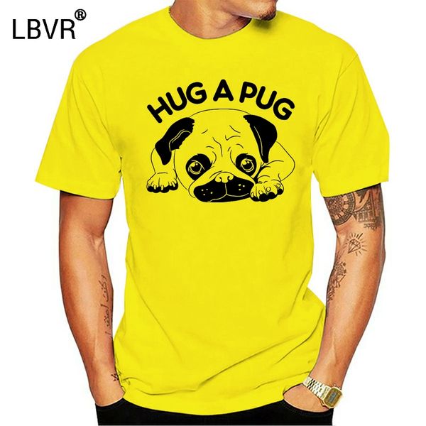 

brand sad bulldog hug a pug t-shirt men short sleeve t-shirt