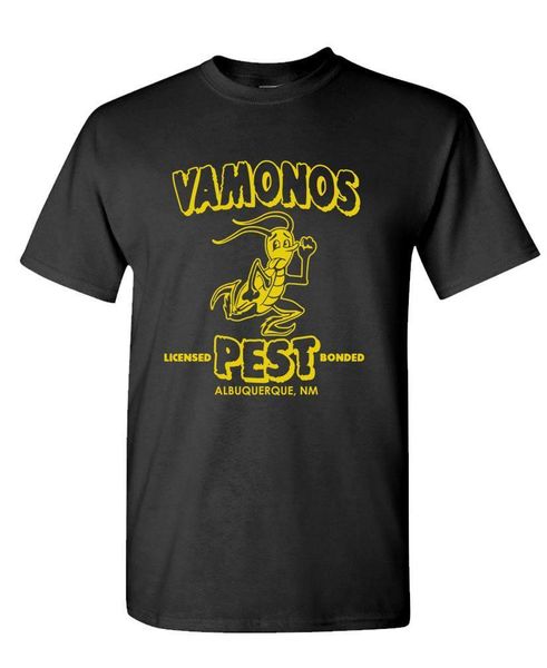 

vamonos pest - heisenberg- cotton t-shirt brand summer style men o-neck short-sleeved slim fit printed tee shirts