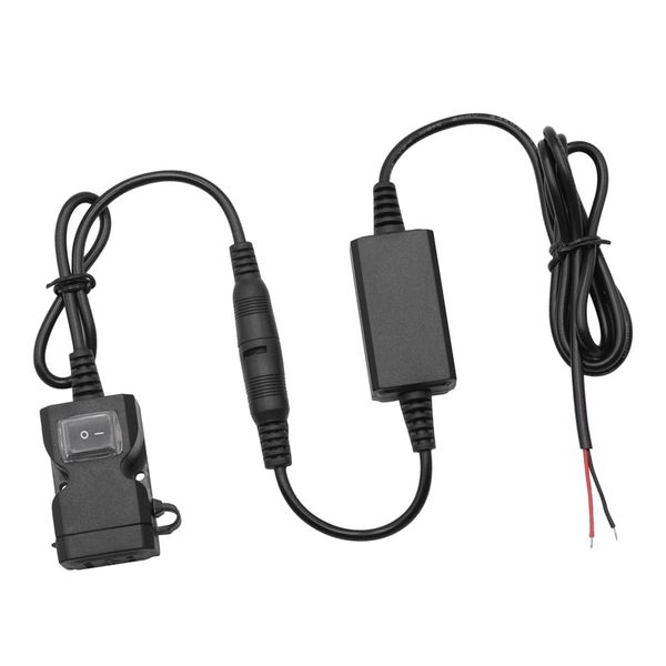 

мотоцикл handlebar dual usb зарядное устройство порт гнездо с переключателем водонепроницаемый