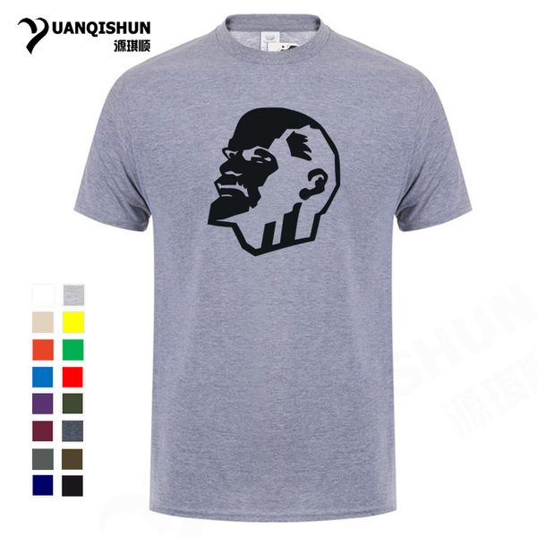 

celebrity portrait print men t-shirt ussr lenin t shirt russian cccp soviet clothing 16 colors cotton o-neck tees