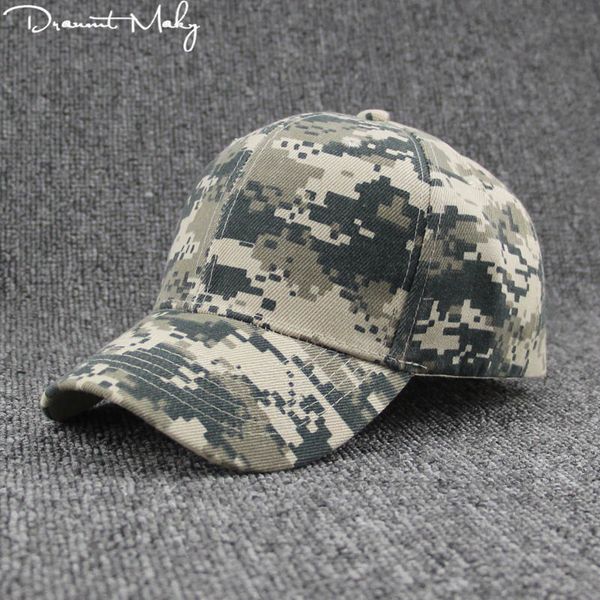 

ball caps fashion army camo baseball cap men tactical camouflage snapback hat for women bone dad trucker unisex, Blue;gray