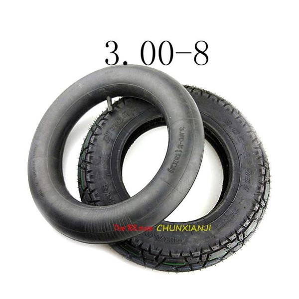 

3.00-8 / 300-8 tire & inner tube 4pr tyre fits gas and electric scooters warehouse vehicles mini motorcycle
