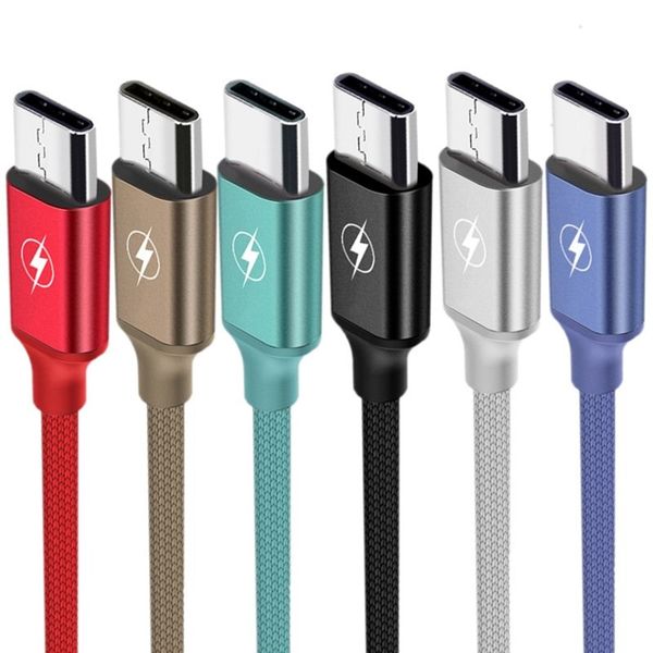 

alloy type c micro v8 cable 1m 2m 3m 6ft 10ft usb data sync charging cable for samsung s7 s8 s9 htc lg