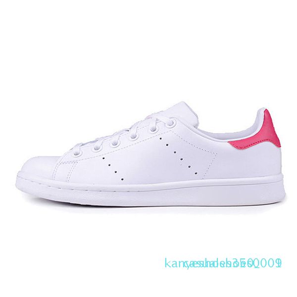 

2019 new mens smith casual shoes classic female flat shoes triple black pink green blue lovers sapatos stan sneakers size 36-45l02 k09