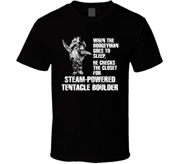 

steam powered tentacle boulder kaiju monsters t shirt