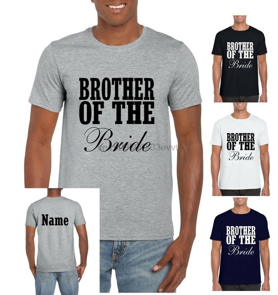 

personalised brother of the bride tshirt marriage keepsake t shirt bride groom