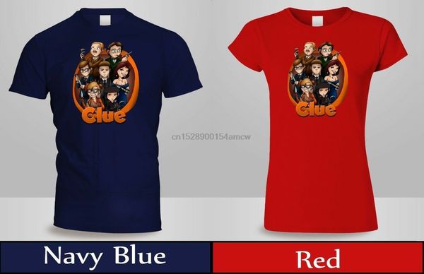 

new clue movie t-shirt men's women's red&ampnavy colour tee shirt new 3(1