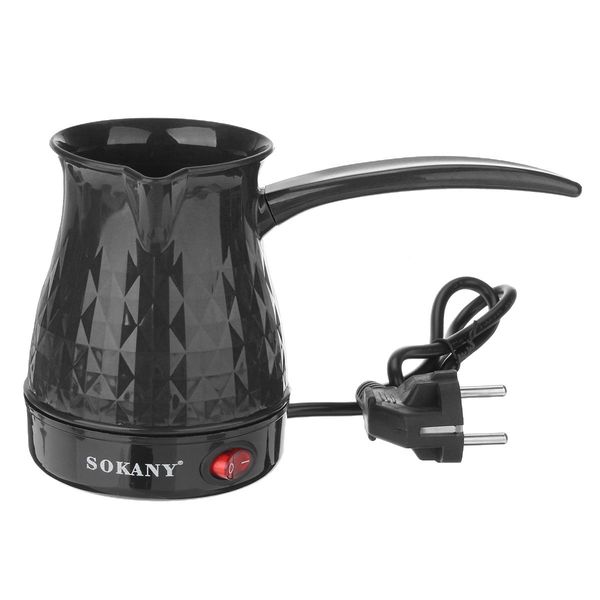 

Coffee Maker 600W 500ml Greek Turkish Electric Coffee Pot Portable Espresso Machine Fast and Heat Resistant Waterproof EU Plug