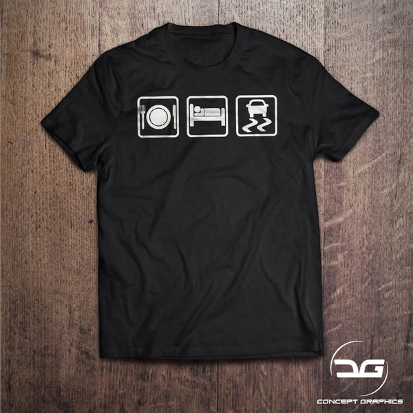 

funny eat sleep drift mens black funny novelty mx5 gt86 drift ca r2019 new brand cool short sleeve casual t-shirt