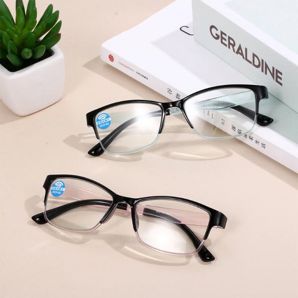 

sunglasses smart progressive multifocal presbyopia glasses blue light blocking reading anti glare eyestrain vision care, White;black
