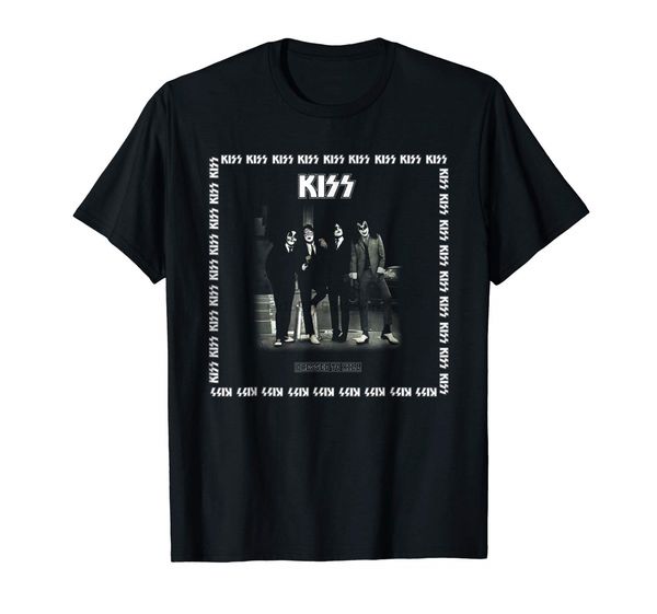 

kiss 1975 dressed kill t-shirt asphalt cotton t-shirt fashion t shirt t-shirt s-3xl