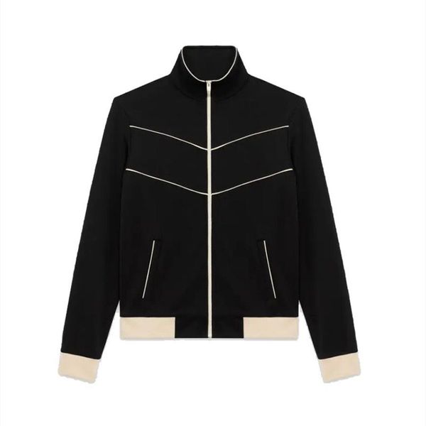 

20fw andys европейской мода logo zipper толстовка пальто vintage high street пальто пара женщина мужской мода ретро куртка hfxhjk139, Black;brown
