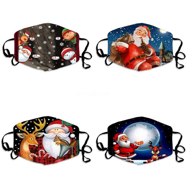 

christmas mask cat face mask leopard print animal gatto mask#308, Black