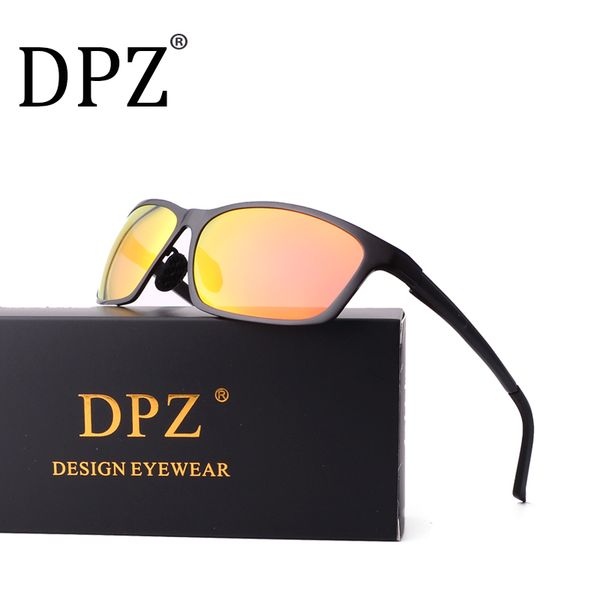 

2020 uv400 polarized packaging magnesium men male goggles glasses sun sunglasses sports metal aluminum oculos gfulk, White;black