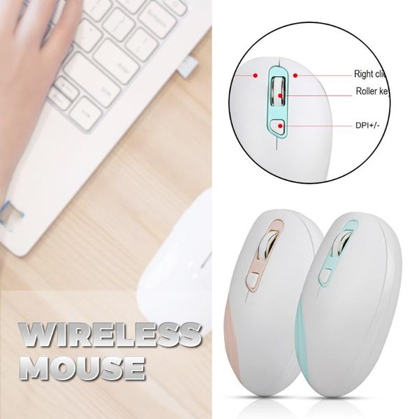 

mice wireless mouse computer 2.4ghz usb adapter home office desklapergonomic #93