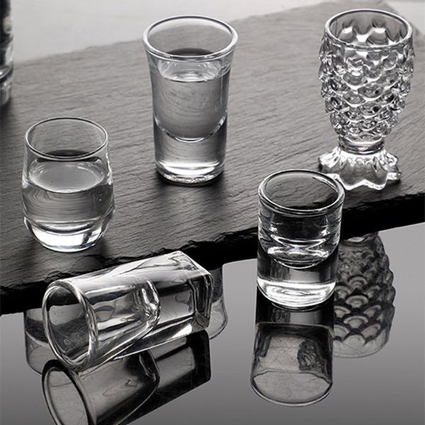 

creative household cocktail tumblers glass cup tea coffee wholesale 0214 beer cups heat-resistant bullet liquor cup jagermeister cups lmjsi