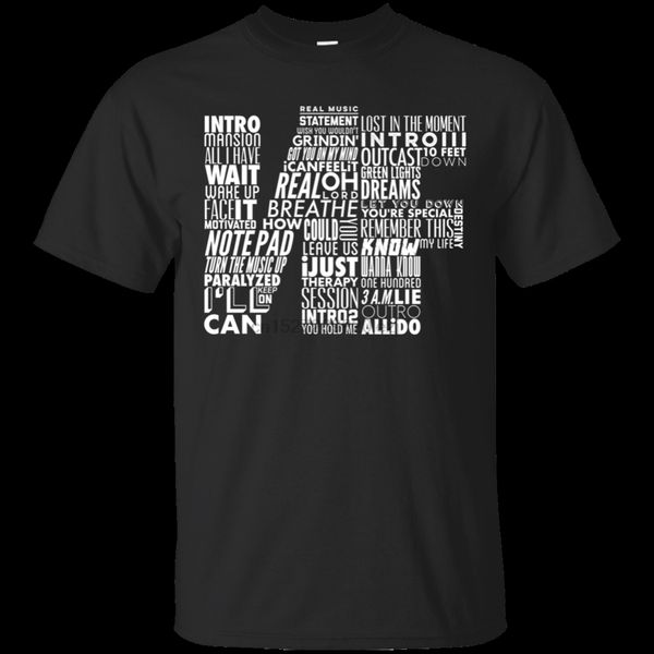 

nf word collaboration rapper classic t shirt black navy for men women youth