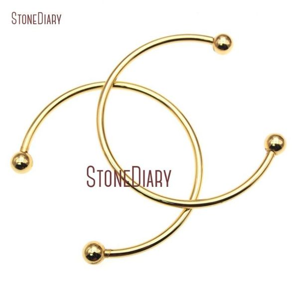 

bangle 10pcs retentive pure gold color round shape copper adjustable bm14938, Black