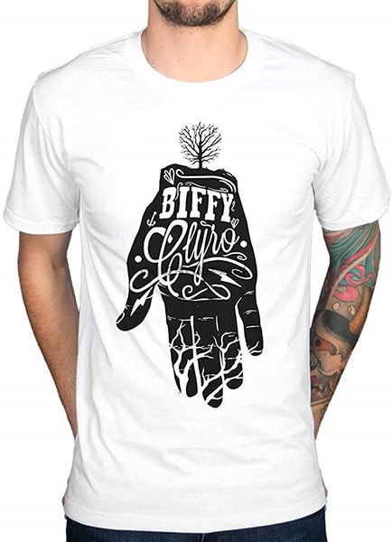 

official biffy clyro hand t shirt men women tee shirt fashion cool 100% cotton t-shirt