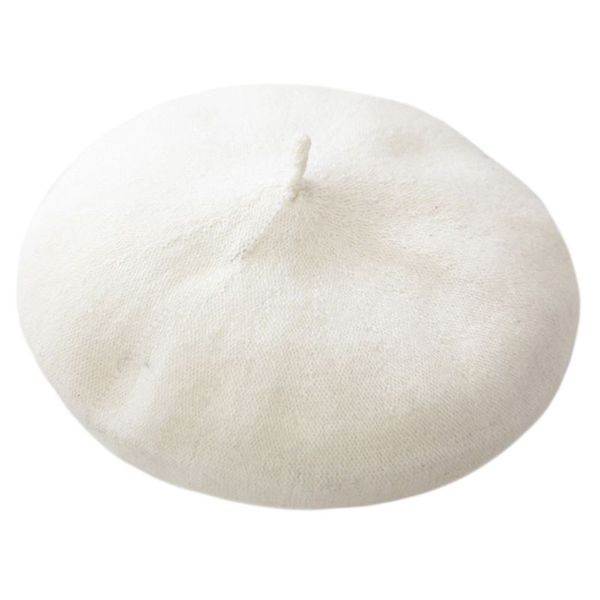 

korean women girls vintage beret cap solid color winter warm stretch painter hat new brand, Blue;gray