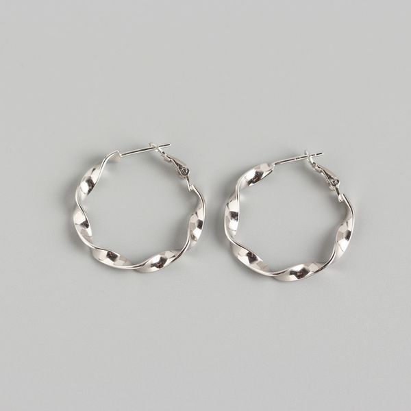 

shanice ins 925 sterling silver ins wild mobius charms earrings hoops with hanging star statement earrings party gift, Golden;silver