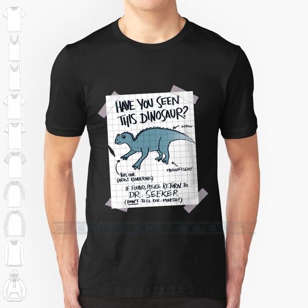 

lost iguanodon custom design print for men women cotton new cool tee t shirt big size 6xl dinosaur dino dinosaur
