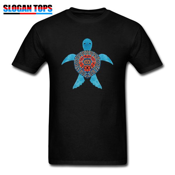 

special man t-shirt exotic style t shirt tribal sea turtle printed on mens tshirts unique design tee cotton clothes