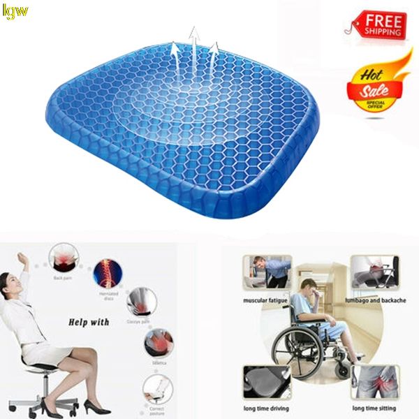 

silicone egg cushion honeycomb gel cushion car seat cool pad office universal car accessories