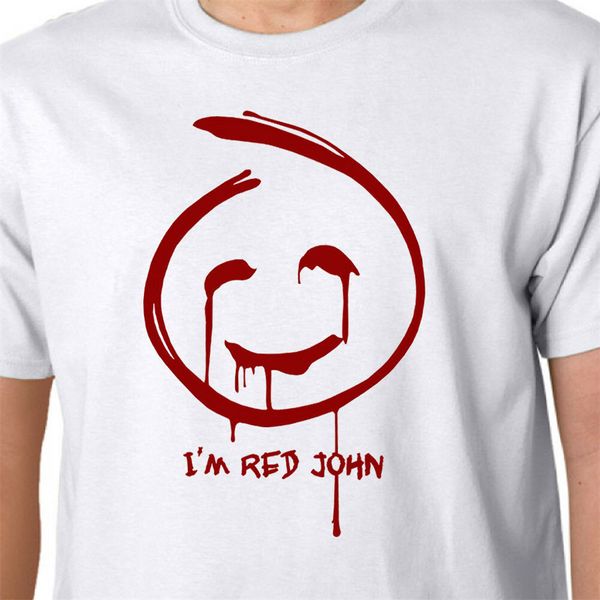 

i'm red john t-shirt менталист cult tv серийный убийца зомби ужасы слоган сыпучие размер top ajax tee shirt