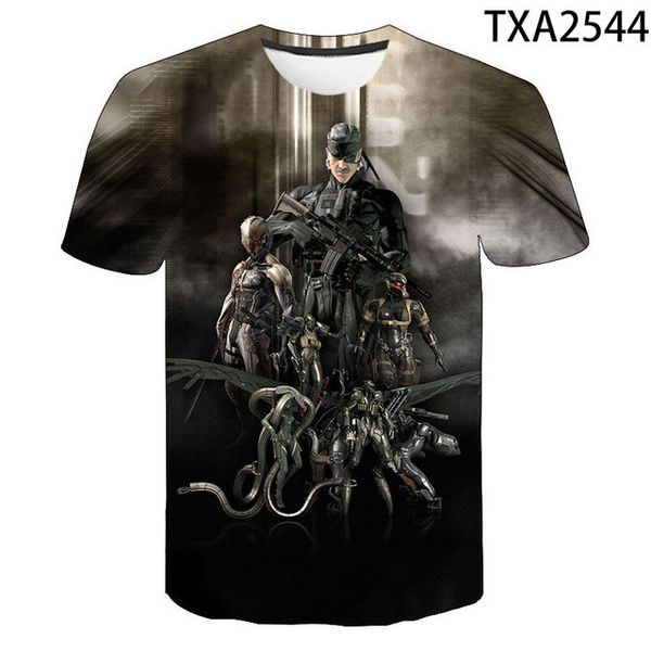 

game metal gear solid 3d boy girl printed cool 3d print shirts humor harajuku harajuku men clothing