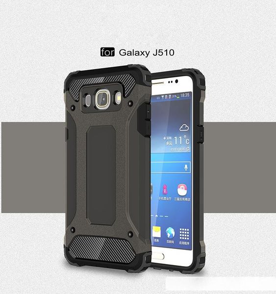 

rugged dual layer shockproof armor case for samsung j510 case heavy duty shockproof reinforced back cover