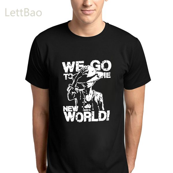 

funny japanese anime luffy printed t-shirt monkey d luffy one piece hip hop cool fashio ulzzang male t shirts streetwear tee