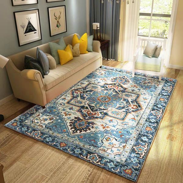 

vintage persian style living room printed rug, retro kilim big size home decoration floor mat