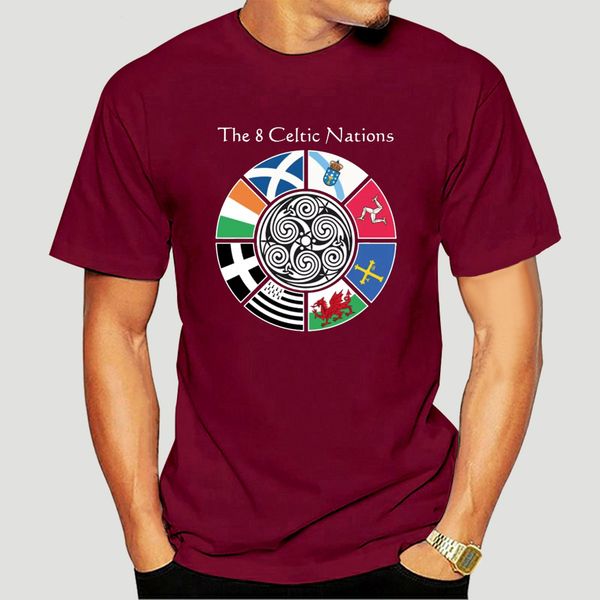 

в 8 древние кельтские наций флаг дизайн женщин t-shirt-0057d