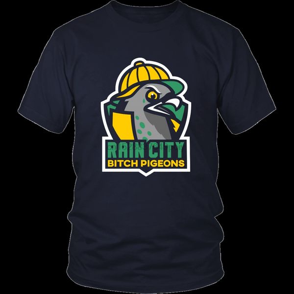 

rain city harajuku streetwear shirt men pigeons t-shirt