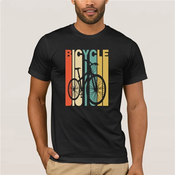 

zelle tirmek yeni var vintage tarz bisiklet siluet t shirt erkek yaz erkek