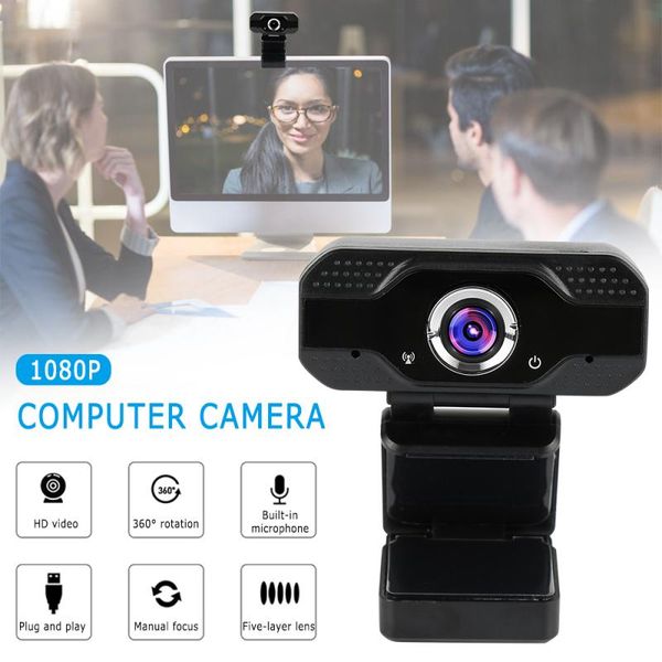 

new hd 1080p webcam usb webcams computer camera digital external camera with mic microphone for computer lapnotebook