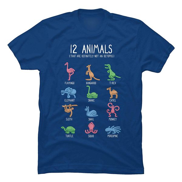 

lvtianran men's animals that are definitely not an ocs funny graphic t shirt summer cool funny t-shirt