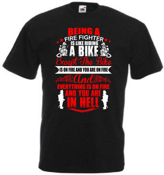 

funny fire fighter fireman t shirt gift idea f50b
